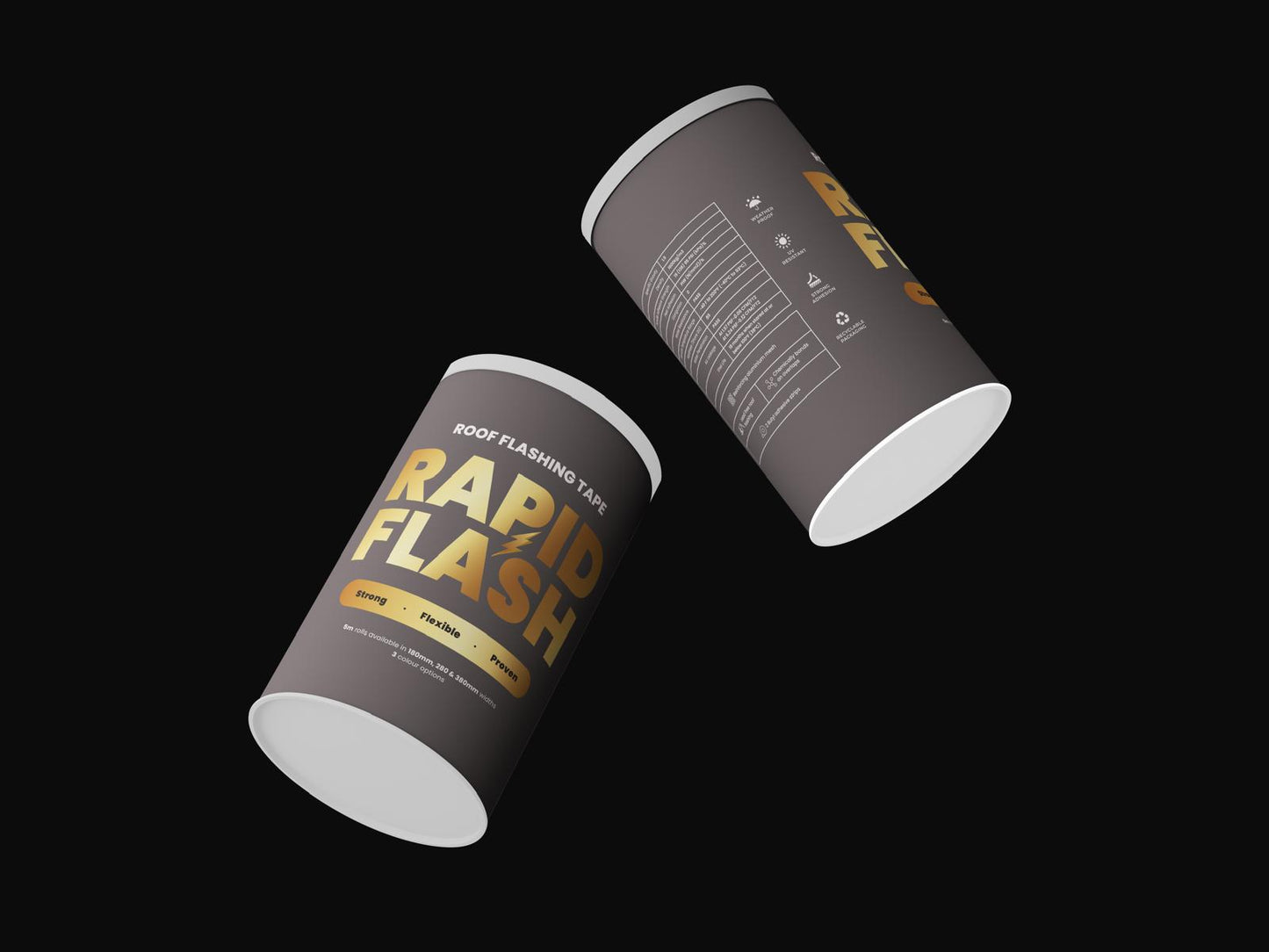 Rapid Flash Roof Flashing – Dark Grey 280mm x 5m Roll